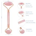 thumbnail image 2 of Rare Beaded Roller - 100% Natural Jade Rose Quartz - Female F, 2 of 5
