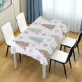thumbnail image 7 of SKYSONIC Christmas Tree Tablecloth Waterproof Washable Polyester Square Table Cover Durable Tablecloth for Kitchen Dining Table Party Decor (60 X 108 Inch), 7 of 7