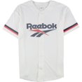 thumbnail image 1 of Camiseta de béisbol Reebok para hombre blanca grande, 1 of 2