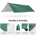 thumbnail image 3 of Yescom 10x13FT Camping Tent Tarp Hammock Rain Fly Waterproof Hiking Backpacking Shelter, 3 of 10