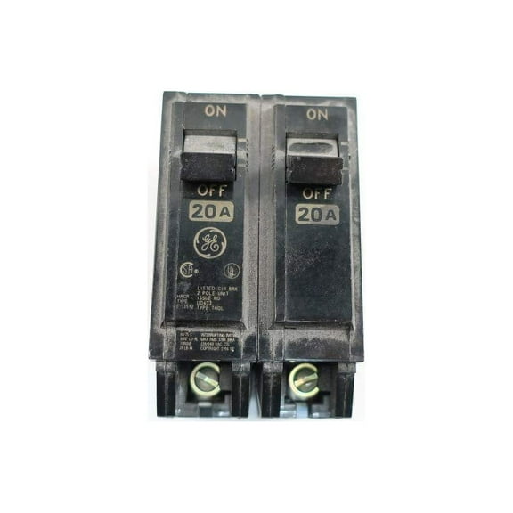 General Electric GE THQL2120 Molded CASE Circuit Breaker 2P 20A 120/240V-AC