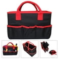 thumbnail image 4 of Sac Fourre-Tout de Rangement Pliable et Rabattable pour Bricolage, Sac à Couches pour Bébé, Doublure de Table, Pochette Organisatrice de Rangement, Sac à Main avec Poignées pour Voyage Femme Noir, 4 of 8