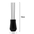 thumbnail image 4 of ER Accesorios para herramientas dispensadoras de café, mango de aluminio, imán incorporado, 0,4 mm, 8 agujas de acero inoxidable, agitador de polvo para expreso (negro) Rojo Verde, 4 of 4