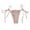Beige, variant on Women’s Low‑Rise Lace Thong, Adjustable Tie‑Side Hollow‑Out Super Stretchy Breathable Ladies Panties for Daily Wear S‑L White