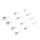 thumbnail image 5 of Pendientes de botón para mujer, pendientes de botón, pendientes de botón para mujer, 6 pares, joyería de moda para mujer, pendientes nuevos., 5 of 5