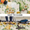 thumbnail image 4 of Sunflower Gnomes Outdoor Rug 5x7 Ft, Non Slip Washable Area Rug, Spring Farmhouse Vintage Daisy Floral Leaf Patio Rugs Carpet Runner, Large Floor Mat for Indoor/Outdoor Deck Porch Camping, 4 of 8