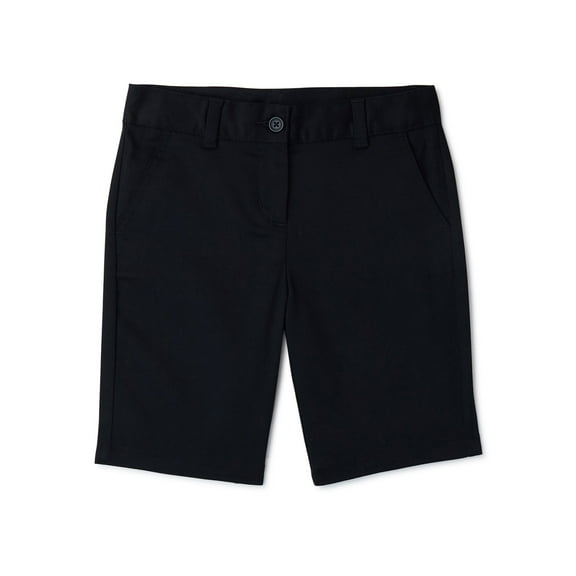 Boys Flat Front Stretchable Twill Chino Shorts