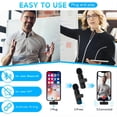 thumbnail image 3 of Professional Wireless Lavalier Lapel Microphone for iPhone, iPad, 360° Noise Cancellation, Automatic Connection, Plug-Play Microphone for Interview Video Podcast Vlog YouTube, 3 of 8