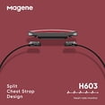 thumbnail image 3 of Magene H603 Monitor de frecuencia cardíaca con correa para el pecho, compatible con ANT+ y Bluetooth con correa totalmente ajustable, compatible con iPhone y Android, 3 of 5