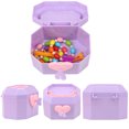 thumbnail image 3 of Jewelry Box Mini Heart Decor Doll Accessory Storage Box with Key for 18in Doll, 3 of 10