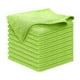 thumbnail image 2 of 10 paños de limpieza de microfibra, toalla de limpieza para platos húmedos y secos, toalla absorbente para platos, ollas de oficina y lavar platos. Verde, 2 of 8