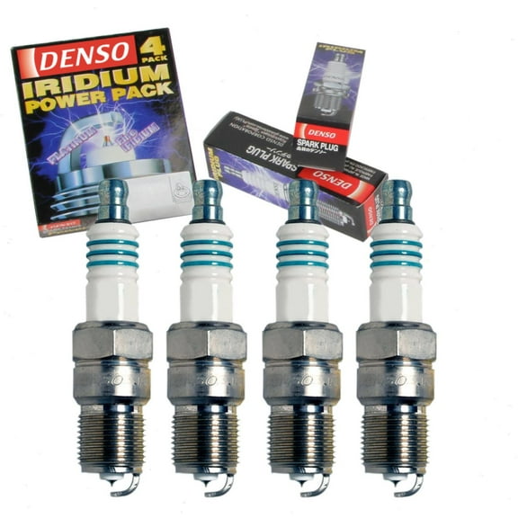 4 pc DENSO Iridium Power Spark Plugs compatible with Ford Escape 2.3L 3.0L L4 V6 2005-2012