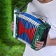 Spptty Instrument de musique accordéon à 17 touches de piano 8 basses pour étudiants débutants, piano basse, accordéon débutant – image 4 sur 9