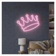 thumbnail image 2 of Letrero De Neón Con Forma De Corona Luz Para Bodas Compromisos Fiestas De Cumpleaños Bares Cervezas Dormitorios Hoteles Decoración De Pared 40cmx28cm, 2 of 3