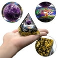 thumbnail image 3 of Deago Amethyst Orgone Pyramid Healing Crystal Kit with Reiki Obsidian Chip Stones EMF Protection Meditation Yoga Energy Generator, 3 of 9