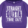 thumbnail image 3 of Inktastic Straight Outta Time out Toddler Hoodie, 3 of 4