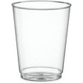 PLASTICPRO 10 Oz Disposable Cups Plastic Tumblers Party Cups Clear, 50 ...