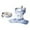 Blue, variant on Escape Proof Adjustable Cat Harness Vest with No Pull Leash for Secure Outdoor Walking and Training Comfort