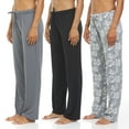 thumbnail image 4 of Lounge Pants for Women 3 Pack Sleep Casual Sleep Bottom Pajama Pants Set C, Small, 4 of 7