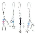 thumbnail image 4 of Earphone Notes Star Guitar Pendant Phone Charm Rope Phone Chain Strap Bag Decoration Lanyards Keychain Accessory, 4 of 8