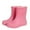 Pink, variant on Women Rain Boots Ankle Rain Boots Waterproof Non-Slip Casual Shoes Short Rain Boots Wide Calf For Gardening Outdoor Work And Everyday Wear Rain Boots