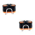 thumbnail image 4 of Guardoinrt Rope Cleats with Wire Flaired Leading Direct Cleat Replace Sailboat Ring Cam Style A 2Set, 4 of 6