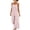 Pink#jumpsuits for women casual summer, variant on SZJXBUY Wide Leg Jumpsuits for Women Cotton Dressy Casual Sleeveless Maxi Jumpsuit Summer Striped Smocked Cutout Back Wide Leg Beach Vacation Overall Romper Navy,L