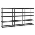 thumbnail image 1 of Costway 3 PCS 5-Tier Heavy-Duty Utility Shelf with Adjustable Wire Racks, 2000 lbs Capacity, 1 of 10
