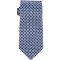 thumbnail image 1 of The Men's Store Mens Geo Neat Silk Self-tied Necktie, Azul, Talla única, 1 of 1