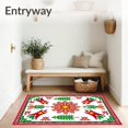 thumbnail image 3 of ODIKA 8'x10' Machine Washable Non-Slip Area Rug, Nordic Inspired Holiday Motif High Traffic Rug, Red, 635112, 3 of 7