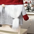 thumbnail image 5 of Bueautybox Santa Hat Chair Back Suit Slipcovers for Home Kitchen Dining Room Holiday Party, 5 of 6