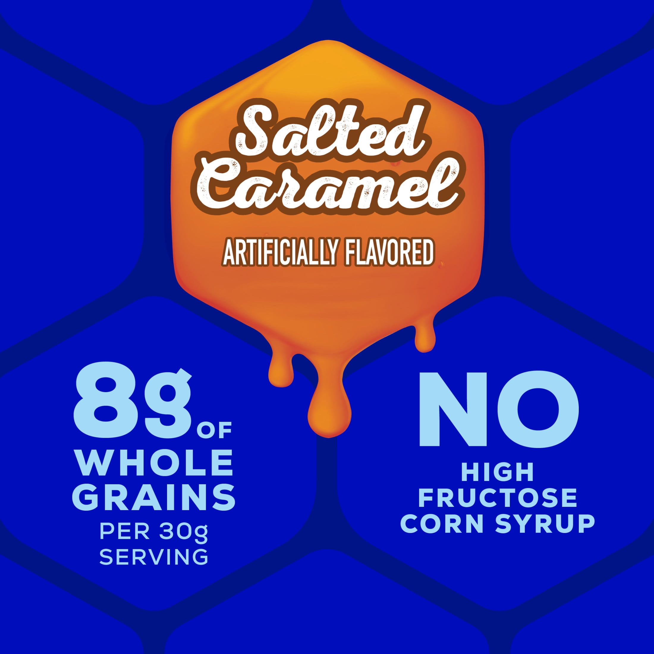 HONEY MAID Fresh Stacks Salted Caramel Graham Crackers, Travel Snacks, 12.2 oz (6 Multi Snack Packs)