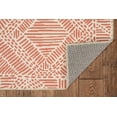 thumbnail image 6 of Linon Home Décor Washable Cayden Area Rug or Runner Collection, Ivory and Rust, 2' x 3', 6 of 7