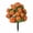 Orange, variant on Artificial Begonia Flower Stakes Realistic Silk Faux Floral Arrangement Outdoor Garden Lawn Balcony Patio Courtyard Landscaping Decor For Home(Orange)