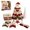 B#christmas tree, variant on Pre‑Cut Fabric Patchwork Christmas Tree DIY Kit, Multiple Style Topper Quilt Craft Set, 3D Layered Self‑Standing Table Ornament, Holiday Gift for Quilting & Sewing Hobby Enthusiasts