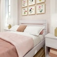 thumbnail image 4 of Max & Lily Full Size Bed Frame, Farmhouse Solid Wood Platform Bed with Slatted Headboard, 4 of 9