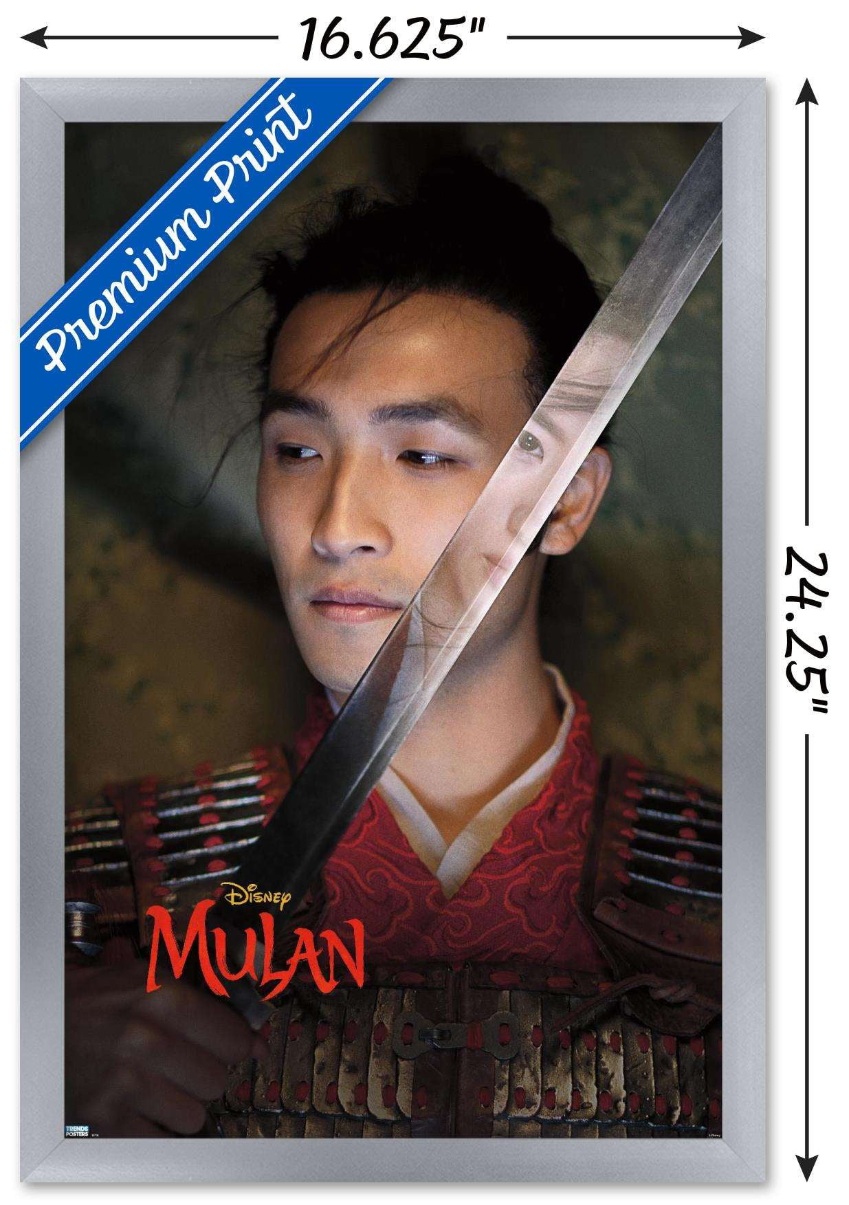 Disney Mulan - Chen Honghui Wall Poster, 14.725" x 22.375", Framed