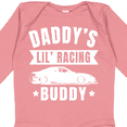 thumbnail image 4 of Inktastic Daddys Lil Racing Buddy Boys or Girls Long Sleeve Baby Bodysuit, 4 of 5