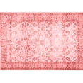thumbnail image 1 of Ahgly Company Indoor Rectangle Abstract Red Contemporary Area Rugs, 5' x 8', 1 of 4