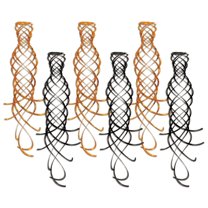 Beistle Club Pack of 36 Fun, Festive and Exciting Black and Orange Shimmering Whirl Hanging