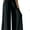 Black, variant on MLDRA Womens Dress Pants Palazzo Wide Leg Beach Trouser Chiffon Elastic Waist Culottes with Pockets Black Size XL