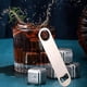 thumbnail image 5 of Abridor de botellas plano plateado Bartender Summer Heavy Duty Simple y eficaz Abrebotellas de cerveza de acero inoxidable Herramienta de barra de cocina (plata, 3) Grande, 5 of 5