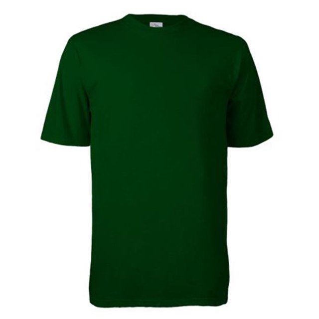Short Sleeve Tee Shirt for Adult, Dark Green - Medium