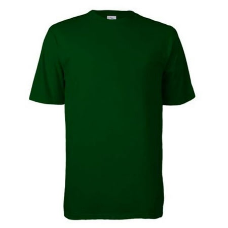 Short Sleeve Tee Shirt for Adult, Dark Green - Medium 