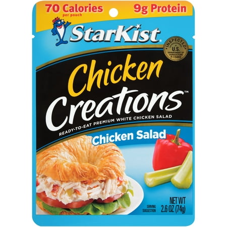 (3 Pouches) StarKist Chicken Creations Chicken Salad, 2.6