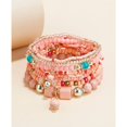 thumbnail image 1 of 2 Piezas Pulsera En Capas De Color De Contraste Simia Oso De Fresa, 1 of 5