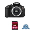 thumbnail image 1 of Restored Canon EOS Rebel T4i Digital Camera (Body Only) - with Memory Card - (Refurbished), 1 of 6