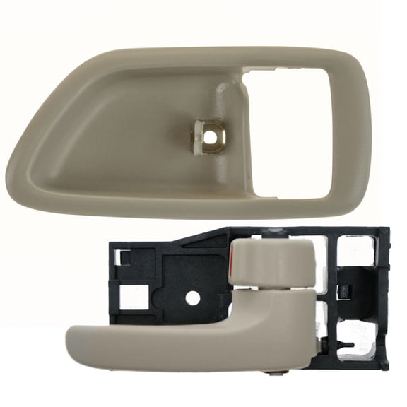 TRQ Fawn Inside Door Handle Bezel RH Passenger Side for Tundra Sequoia DHA37279