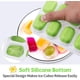 thumbnail image 2 of Bandeja de silicona para cubitos de hielo, paquete de 4 bandejas flexibles y de fácil liberación para 14 cubitos de hielo con tapa extraíble resistente a derrames, bandejas de hielo con cubi, 2 of 5