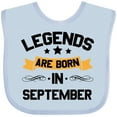 thumbnail image 3 of Inktastic Legends Are Born in September Boys or Girls Baby Bib, 3 of 4